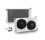 3 Row Cooling Radiator Fan Shroud Set For 1978-1987 Chevy El Camino Monte Car.... Fixed Price $324.85.