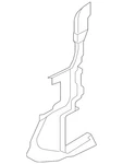 Genuine Audi Air Duct 8T0-121-284-G. Fixed Price $166.03.