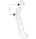 Genuine Subaru Extension Panel 53029SJ0209P. Fixed Price $61.11.