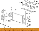 Gm Oem 16-18 Cruze Cooling Radiator Components-side Air Baffle 13476590. Fixed Price $52.48.
