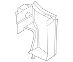 Genuine Volkswagen Rear Duct 5G0-117-339. Fixed Price $23.64.