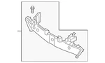 Genuine Mazda Radiator Support Air Duct BFVP-50-7M0. Fixed Price $84.17.
