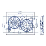 Radiator Cooling Fan Shroud Assembly For Mercury Cougar 1999-2002 F8RZ8C607GE. Fixed Price $159.41.