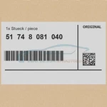 Genuine Bmw 51748081040 -. Fixed Price $112.07.