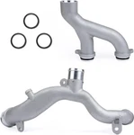 Mitzone Upgraded Coolant Pipe Water Outlet Compatible With 2010-2020 Silver. Fixed Price $57.10.
