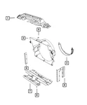 Genuine Mopar Radiator Lower Seal 68258927AA. Fixed Price $52.21.
