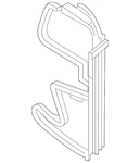 Genuine Nissan Radiator Support Baffle 92184-5RW0A. Fixed Price $73.94.