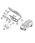 Genuine Mopar Air Inlet Baffle Right 68266826AA. Fixed Price $56.18.