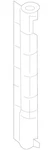 Genuine Kia Side Air Baffle 29136-D9600. Fixed Price $8.38.
