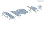 Genuine Mercedes-benz Noise Capsule 167-520-00-00. Fixed Price $193.41.