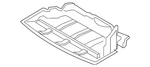 Genuine Nissan Radiator Support Splash Shield G5892-1A30C. Fixed Price $506.70.
