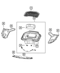 Genuine Mopar Access Cover 7LM62GXHAA. Fixed Price $66.01.