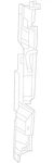 Genuine Gm Driver Side Radiator Air Baffle 84252892. Fixed Price $38.83.