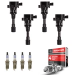 Ignition Coil + 4X Motorcraft Platinum Spark Plug For 2006-2008 Mazda UF541. Fixed Price $90.68.