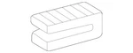 Genuine Mercedes-benz Rubber Support 202-504-11-12. Fixed Price $22.47.