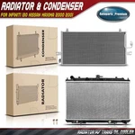 2X Radiator & Ac Condenser Cooling Kit For Infiniti I30 Nissan Maxima 2000 2001. Fixed Price $148.49.