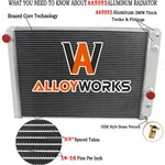 3ROWS Radiator For Chevrolet Corvette C4 V8 350 5.7L 1989-96 L98 LT1 ZR-1. Fixed Price $159.00.