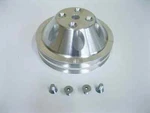Small Block Chevy Lwp Aluminum 2 Double Groove Upper Water Pump Pulley + Bolts. Fixed Price $41.36.
