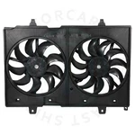 Radiator Condenser Cooling Fan Assembly For 2008-2013 Nissan Rogue 2.5L L4. Fixed Price $68.12.