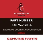 14075-7S00A Genuine Parts For Nissan Connector. Fixed Price $59.05.
