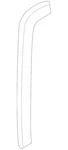Genuine Mercedes-benz Side Seal 463-505-00-00. Fixed Price $61.20.