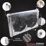 3 Row Aluminum Core 2*FAN Radiator For 1970-1981 Chevy Camaro 78-87 Monte Carlo. Fixed Price $205.00.