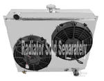 Dodge Charger Aluminum Radiator Shroud & 2-10" FANS-15 7/8"H X 21 1/2"W (318. Fixed Price $287.95.