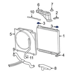 Ford Excursion 2000-2005 F7UZ8125AA Upper Radiator Insulator. Fixed Price $16.93.