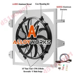 Aluminum Shroud Fan Kits For 1997-1999 98 Dakota/dodge Durango 3.9L 5.2L. Fixed Price $109.00.