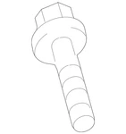 Genuine Lexus Lower Ball Joint Bolt 90105-A0232. Fixed Price $5.10.