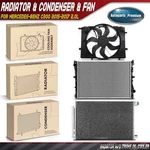 Radiator & Ac Condenser Cooling Fan W/ Brushless Motor For Mercedes-benz C300. Fixed Price $346.79.