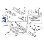 Ford Mustang 2018-2023 JR3Z8327A Front Radiator Support Air Deflector. Fixed Price $38.34.