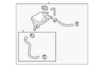 Genuine Hyundai Reservoir Assembly 25430-F3300. Fixed Price $124.18.