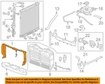 Gm Oem 15-20 Canyon Cooling Radiator Components-air Inlet Baffle 84152204. Fixed Price $49.07.