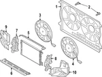 Genuine Audi Air Inlet 4N0-121-332-L. Fixed Price $46.40.
