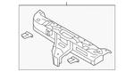 Genuine Mitsubishi Upper Tie Bar 62511W240P. Fixed Price $261.87.