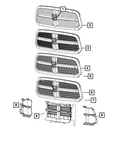 Genuine Mopar Active Shutter Grille 68302660AB. Fixed Price $562.77.