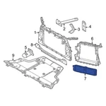 For Dodge Hornet 2024-2025 68617679AA Front Radiator Shutter Assembly. Fixed Price $424.61.
