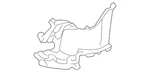 Genuine Audi Inner Duct 4KE-121-763-C-9B9. Fixed Price $81.41.