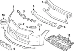 Genuine Nissan Radiator Support Splash Shield 75892-6GP0A. Fixed Price $225.27.