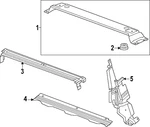 Genuine Gm Lower Radiator Air Baffle 84819415. Fixed Price $20.03.