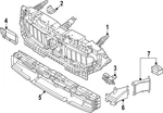 Genuine Bmw Radiator Shutter Assembly 51-74-5-A09-B52. Fixed Price $268.99.