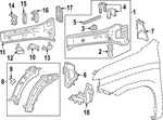 Genuine Gm Front Compartment Side Rail Baffle 84831220. Fixed Price $7.25.