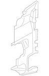 Genuine Audi Side Air Baffle 8U0-121-283-C. Fixed Price $41.81.