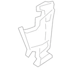 Genuine Audi Radiator Support Air Duct 4KE-121-763-B-9B9. Fixed Price $85.05.