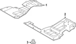 Genuine Nissan Radiator Support Splash Shield 75892-6SA0A. Fixed Price $102.00.