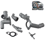 6 Pieces Engine Water Flange Hose Pipe Set For Vw Audi 1.8T Models. Fixed Price $44.99.