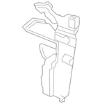 Genuine Nissan Radiator Support Air Deflector 21558-5BC0B. Fixed Price $83.09.