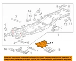 Gm Oem 11-19 Sierra 2500 Hd Frame Components-splash Shield 84061009. Fixed Price $47.14.