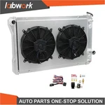 Labwork 3 Row Aluminum Radiator W/ Shroud Fan For Chevy Camaro Firebird 1982-92. Fixed Price $159.51.